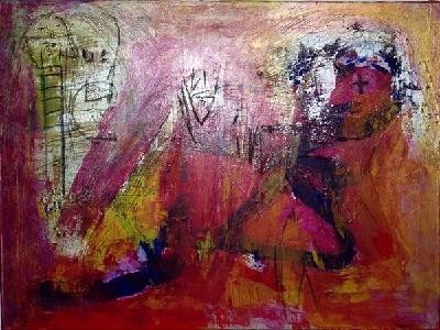 Lyrical abstraction, painting by Artist Vita Brejner, for sale in Gallery Art Danish